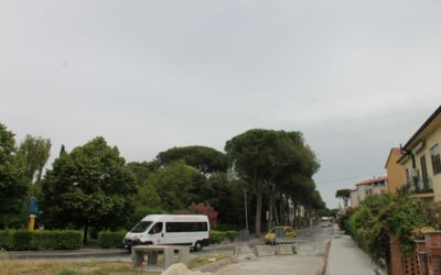 Nuovi marciapiedi: la riqualificazione di via di Pratale