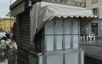 Rimozione dell’edicola in piazza Solferino a Pisa