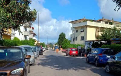 Pisa, cantiere aperto in via Agostini della Seta