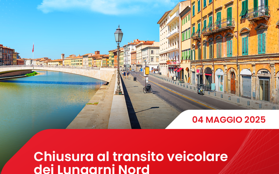 Chiusura al transito veicolare dei Lungarni Nord per mercato straordinario