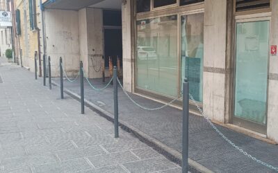 Sistemato l’ingresso della Galleria Don Sturzo lato viale Bonaini