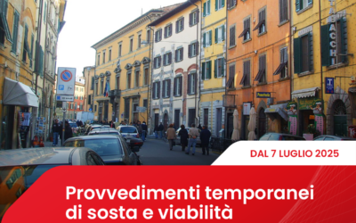 Provvedimenti temporanei di sosta e viabilità in via Santa Maria