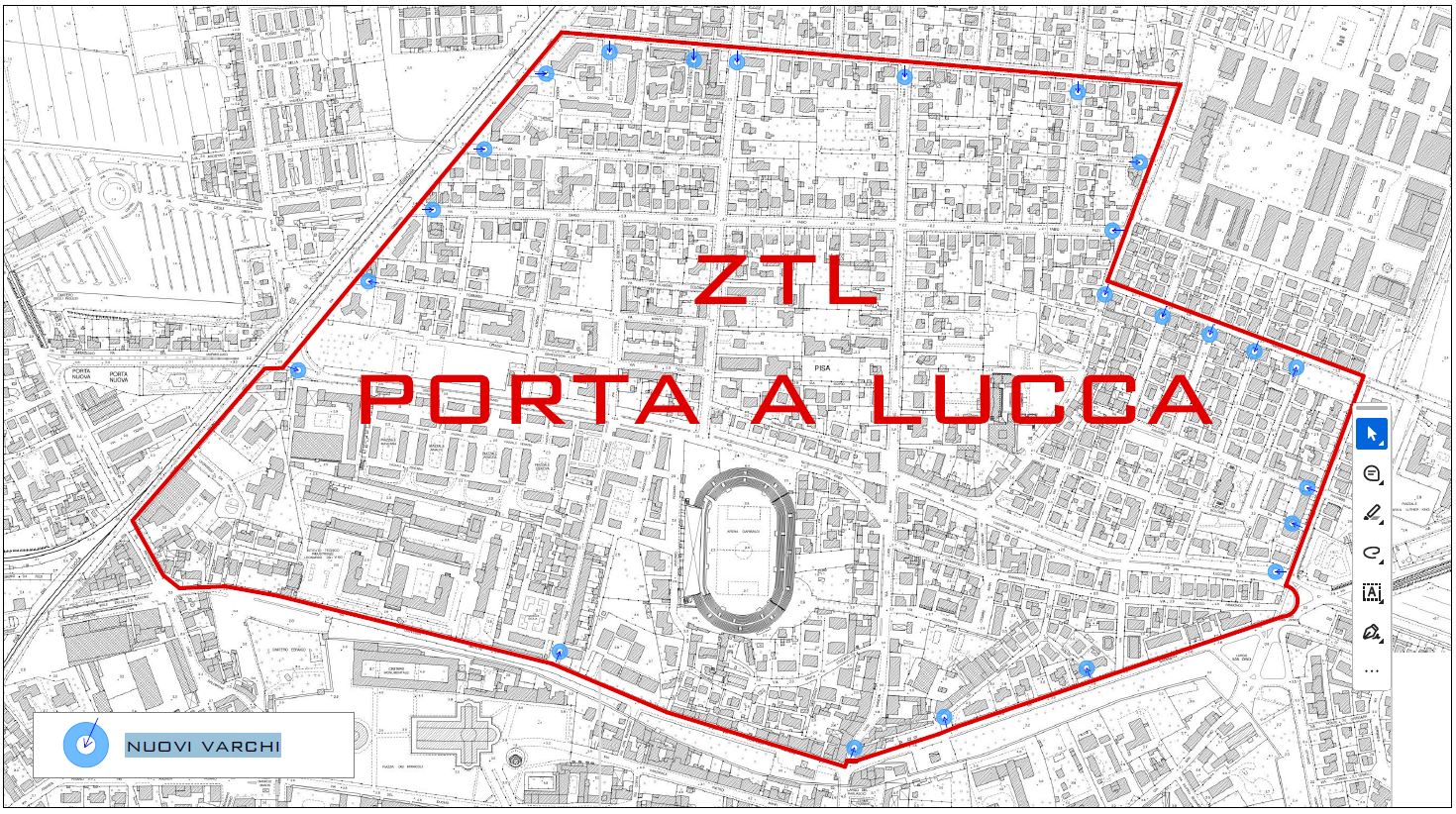 ZTL Stadio avviso a tutti i residenti