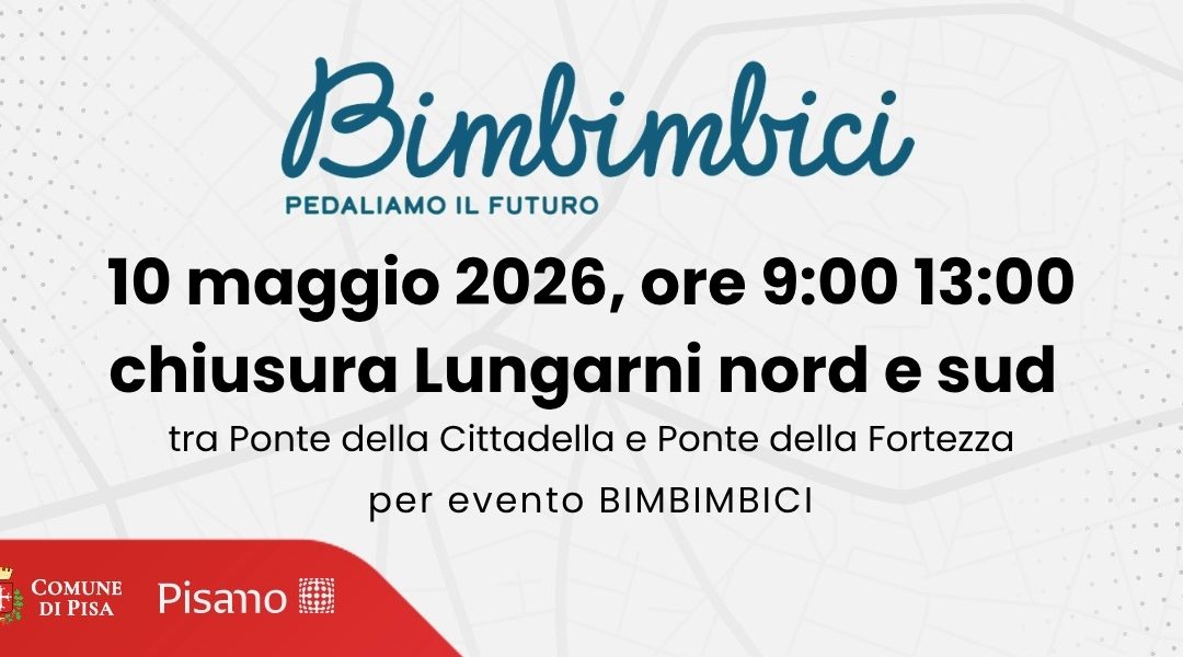 “Bimbi in bici”: modifiche al traffico domenica 10 maggio