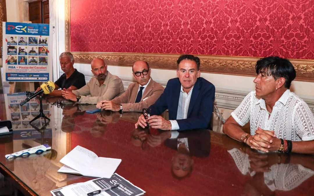 Pisa Summer Knights 2026: i grandi concerti nel centro della città