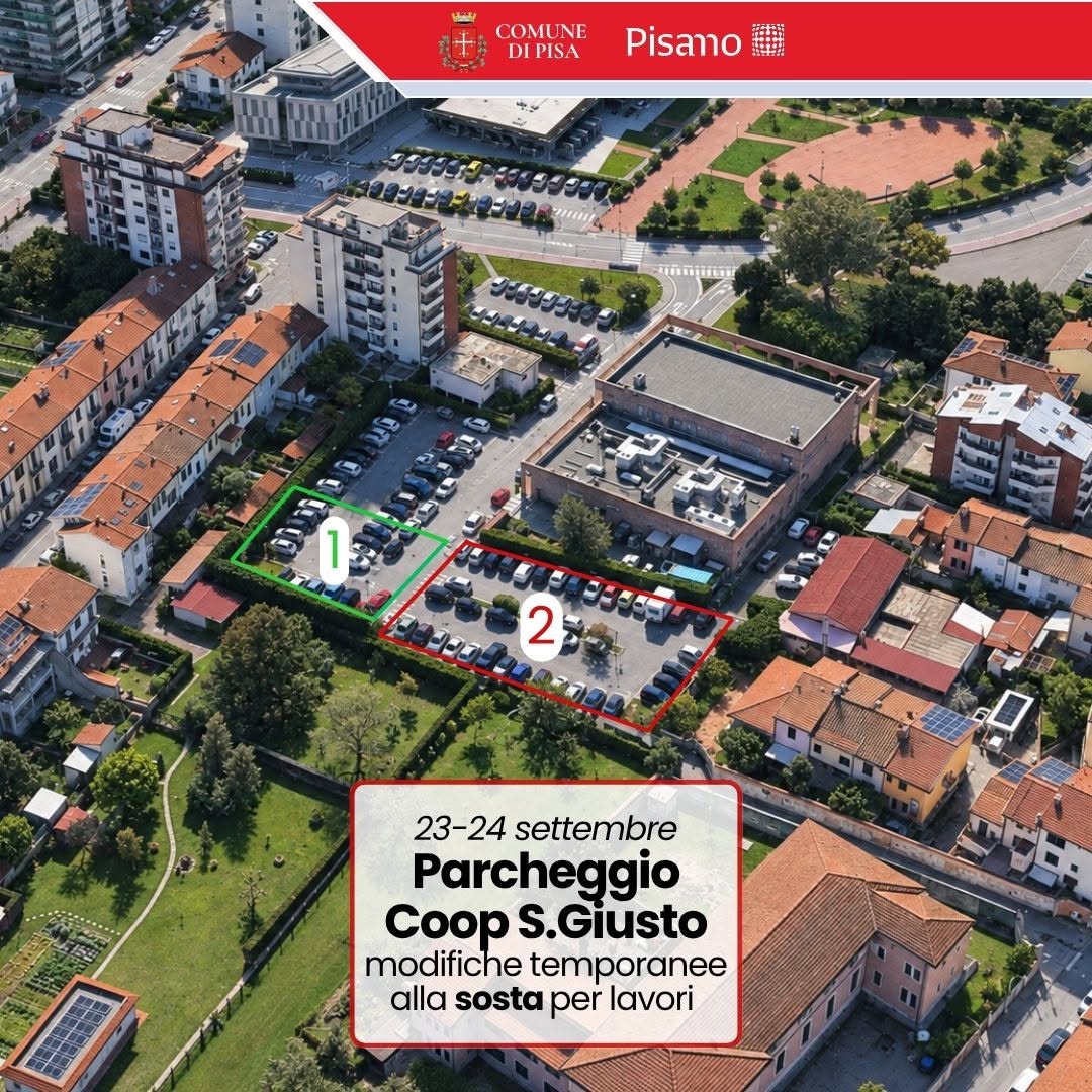 PROVVEDIMENTI TEMPORANEI DI SOSTA ALL’INTERNO DEL PARCHEGGIO “COOP FIRENZE” DI SAN GIUSTO